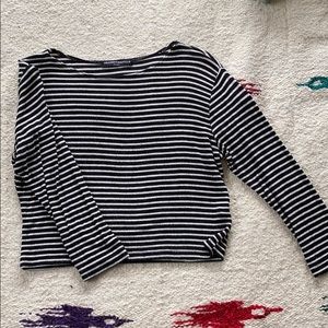 Brandy Melville Striped Crop Top